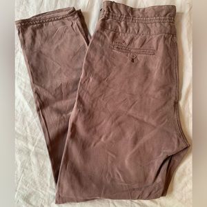 Aritzia: Wilfred Casbah Pants (Flowy Cropped Mauve)